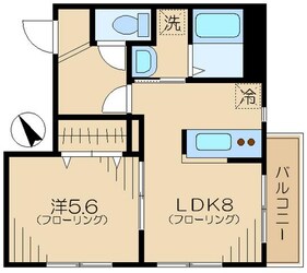 エレメンツ桃井の物件間取画像